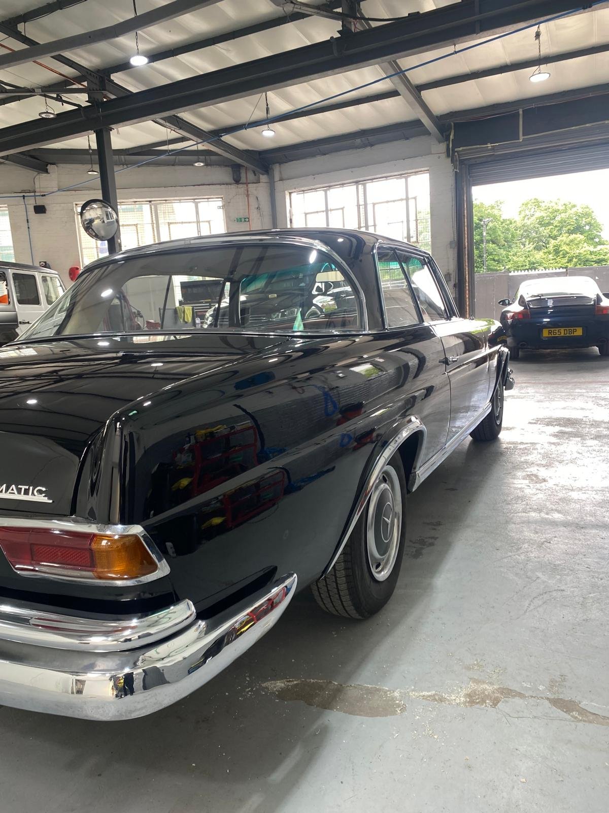 Classic Mercedes finished repair